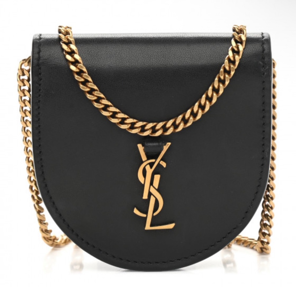 Saint Laurent baby kaia Black and Gold Mini Bag with Chain. In great condition! - Picture 4 of 10